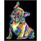 Winnie's Picks Adult Paint by Numbers Kit, 16" x 20", Colorful French Bulldog